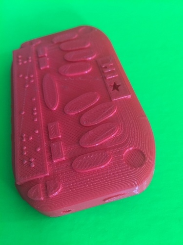 Mini Braille Notetaker Model 3D Print 136145