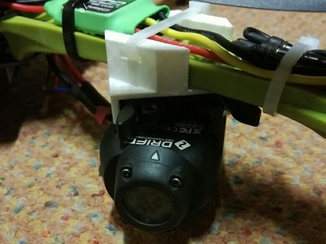 Drift Camera Mount for SK450 Quadcopter 3D Print 136159