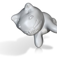 Small cute kitty 3D Printing 13622