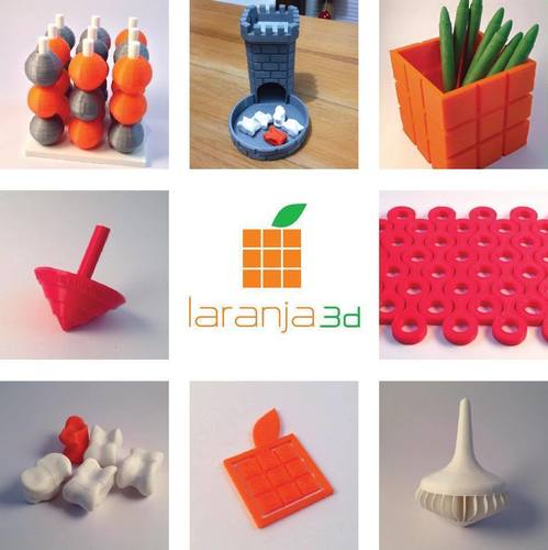 Laranja 3D Clip