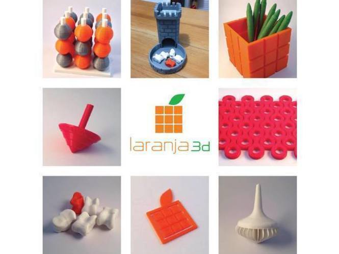 Laranja 3D clip