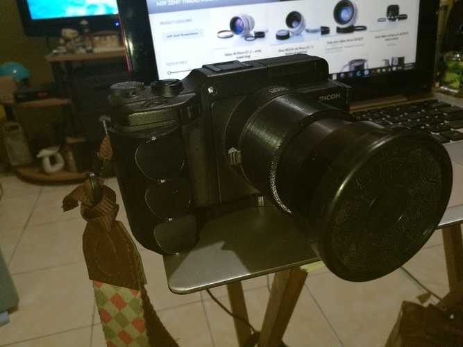 Ricoh GXR with A12 Leica M Mount Module Handgrip 3D Print 136230