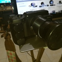 Small Ricoh GXR with A12 Leica M Mount Module Handgrip 3D Printing 136230