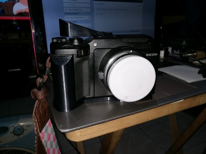 Ricoh GXR with A12 Leica M Mount Module Handgrip 3D Print 136231