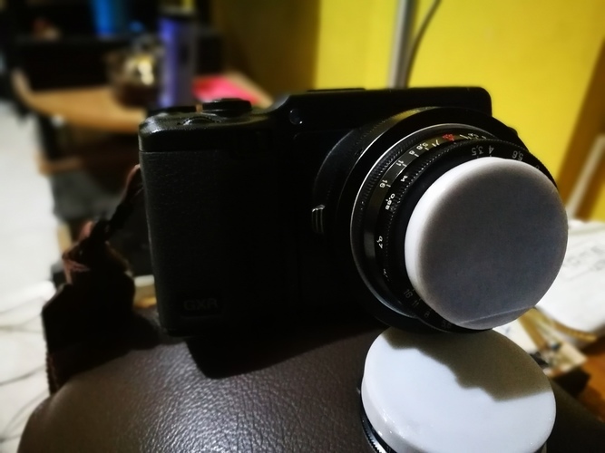 Industar-50-2 Front Lens Cap 3D Print 136243