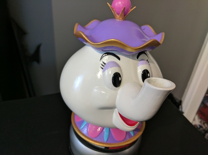 Mrs Potts Container! [Beauty and the Beast] 3D Print 136258