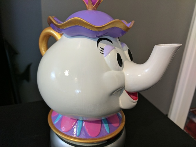 Mrs Potts Container! [Beauty and the Beast] 3D Print 136260