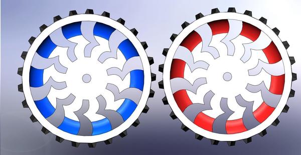 Pair L/R Rover Wheels
