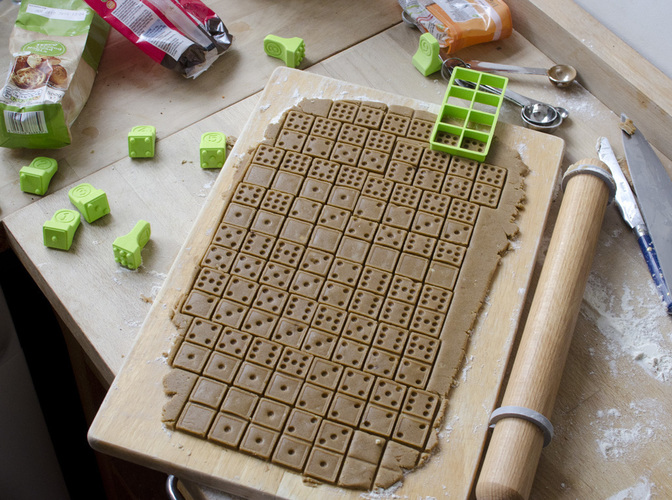 Domino Cookie Cutter 2 3D Print 136294