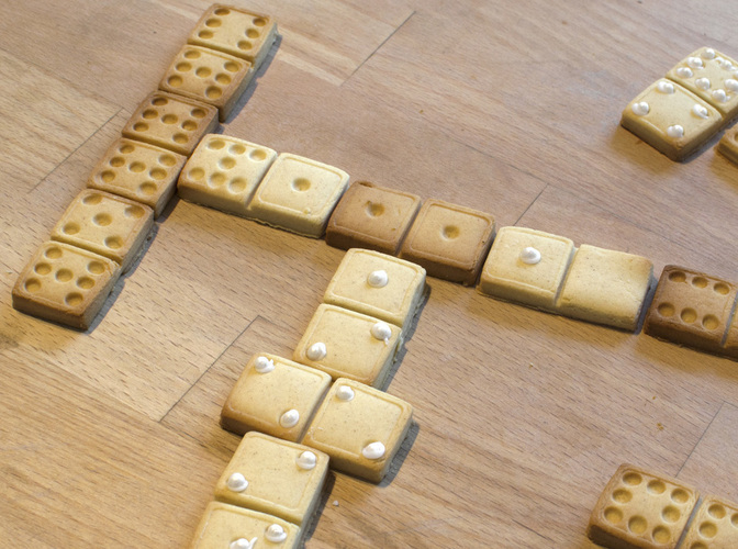 Domino Cookie Cutter 2 3D Print 136296