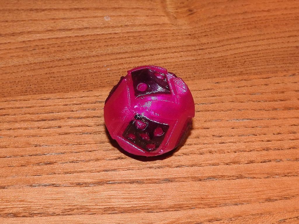 3D Printed Die-I-Y - Custom Dice by sir_indy