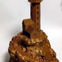 Lighthouse on a rock, low-poly edition - Thumbnail 2