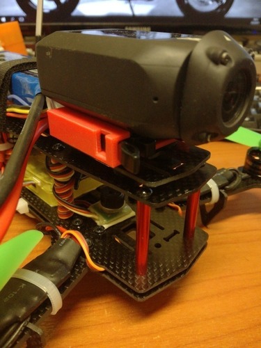 Drift Camera Mount for 250 carbon fiber frame 3D Print 136328