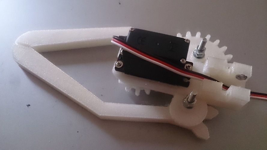  Gripper robot arm 3D Print 136375