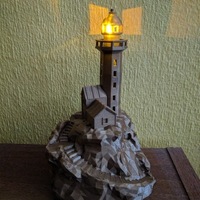 Lighthouse on a rock, low-poly edition - Thumbnail 4