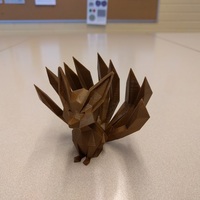 Low-poly Nine-tailed Fox - Thumbnail 6
