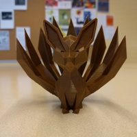 Low-poly Nine-tailed Fox - Thumbnail 7