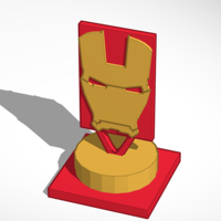 Small Iron man sculpture  3D Printing 136505