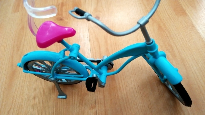 Barbie bike pedal