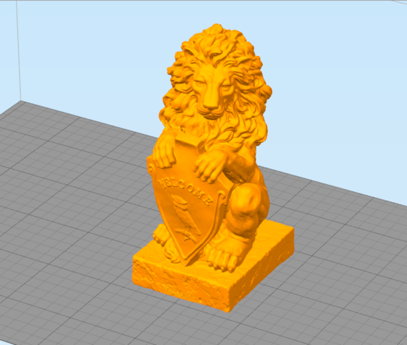 Lion Welcome 3D Print 136684