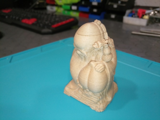 Statue old chinese traditional art fatman 3D Print 136690