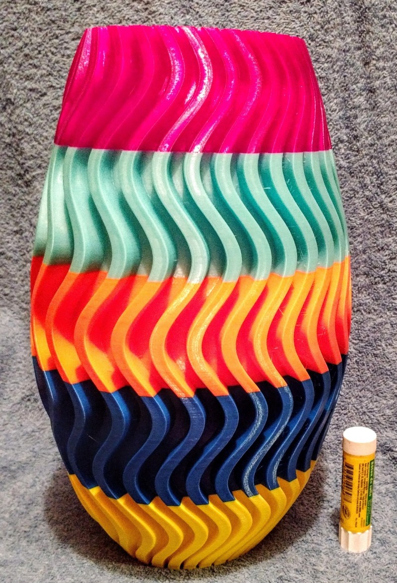 5-color vase