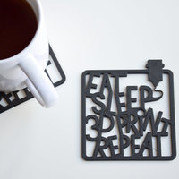 eat sleep 3dPrint repaeat  - Thumbnail 2