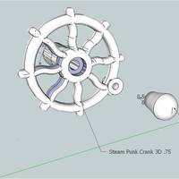 RV Trailer Window Crank Steampunk - Thumbnail 2
