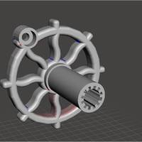 RV Trailer Window Crank Steampunk - Thumbnail 3