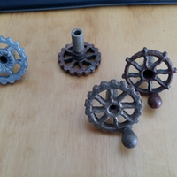 RV Trailer Window Crank Steampunk - Thumbnail 6