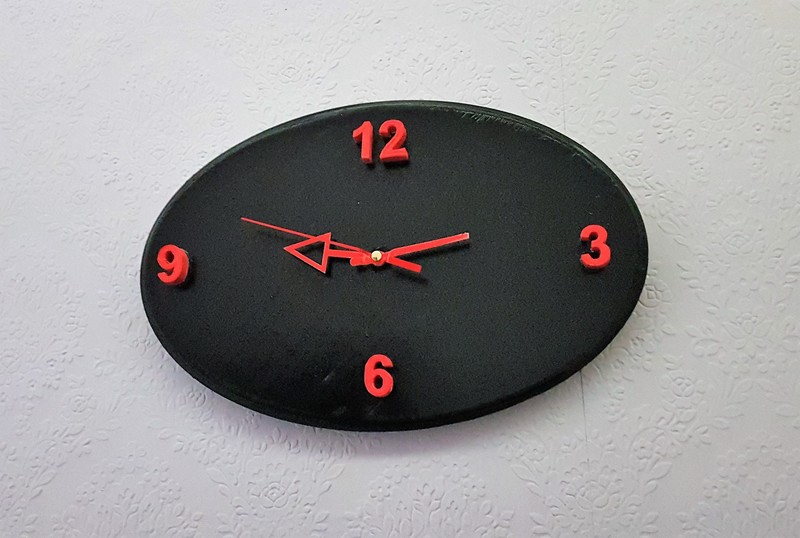 Oval Clock Face