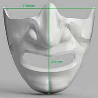 Samurai Half Mask (Mempo) - Thumbnail 2