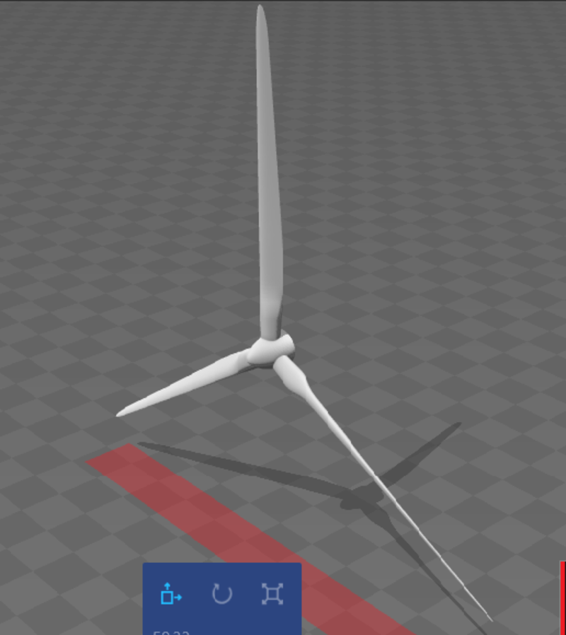 NREL 3 Blades 5MW Rotor