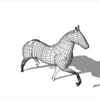 Faceted Horse - Thumbnail 1