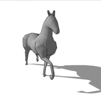 Faceted Horse - Thumbnail 2