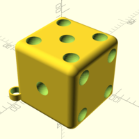 Small dado / dice 3D Printing 136985