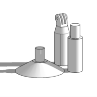 GoPro Handle for small printers - Pinshape