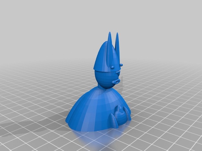 new improved printable batman bust 3D Print 13702