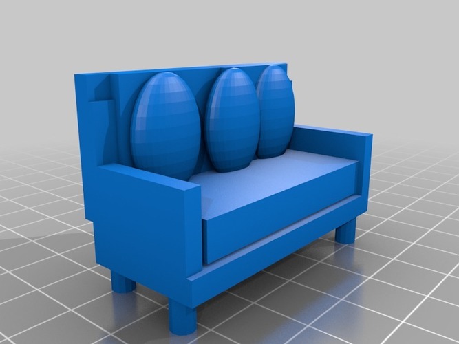 couch 3D Print 13707