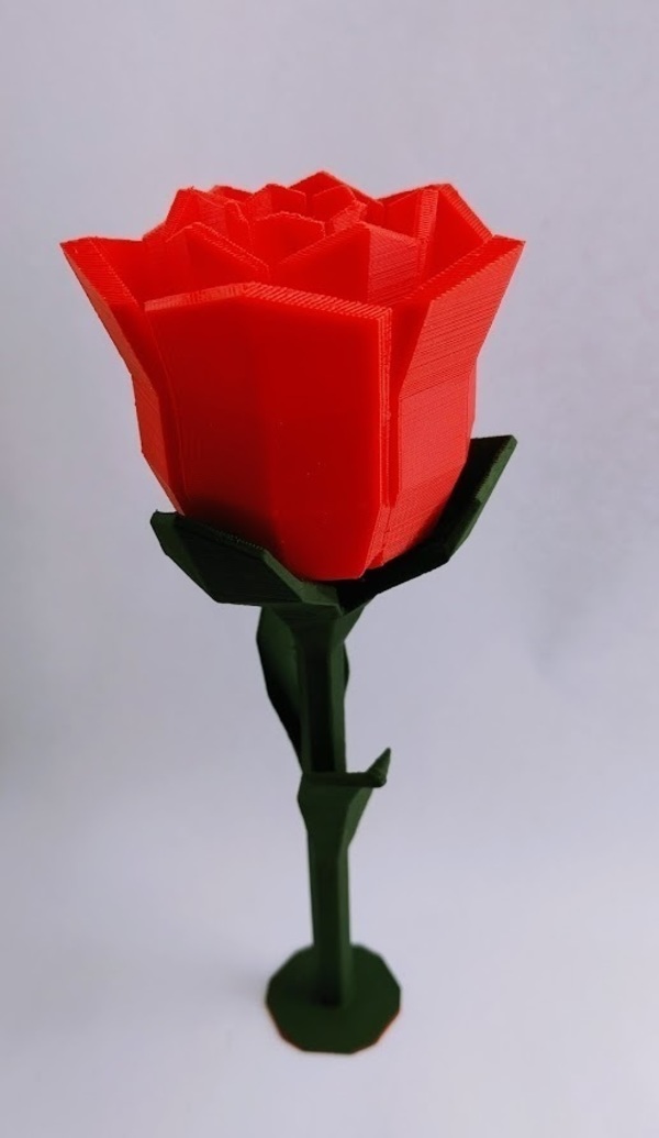 Low poly Rose