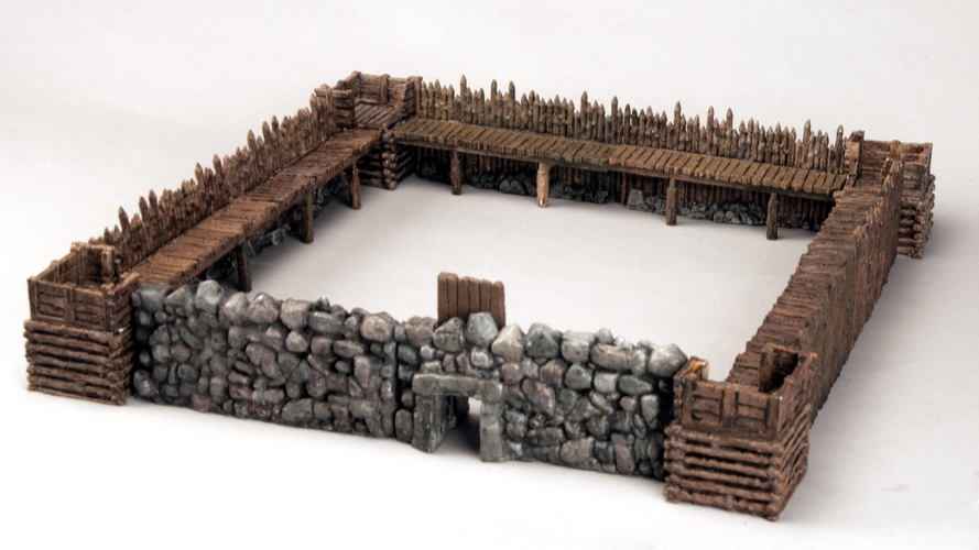 Modular Outdoor Ruins for "Stronghold on the Borderlands" 3D Print 137103