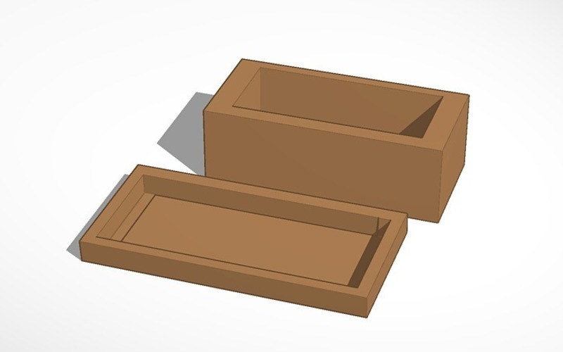 wooden jewelery box 3D Print 13727