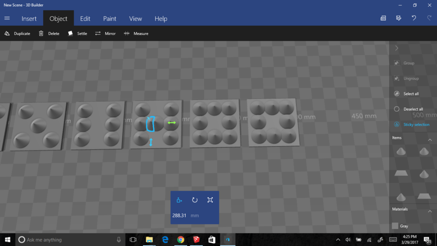 Braille Rubik's Cube Tiles 3D Print 137274
