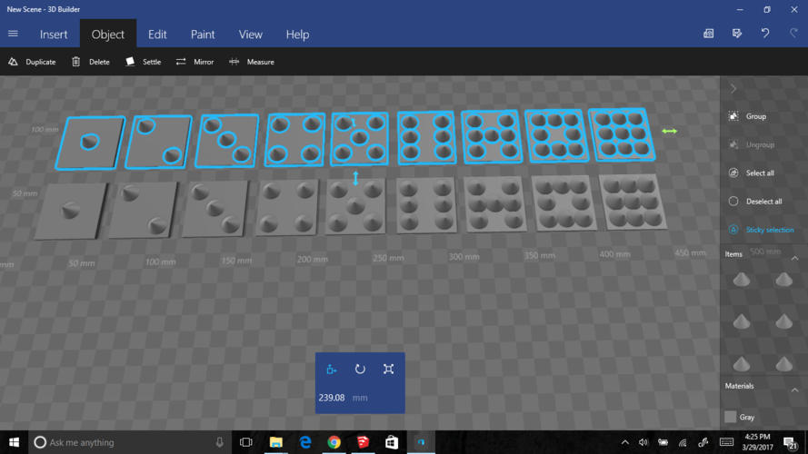 Braille Rubik's Cube Tiles 3D Print 137276