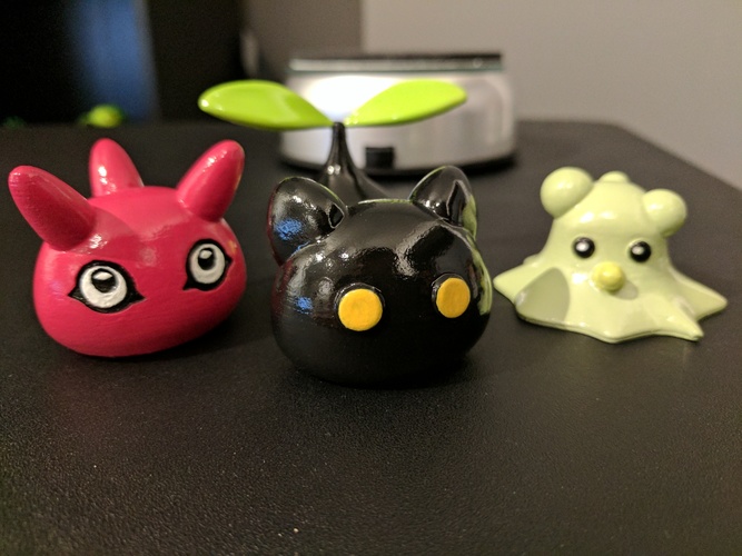 Digimon! - Botamon, Punimon, Pabumon, Nyokimon 3D Print 137281