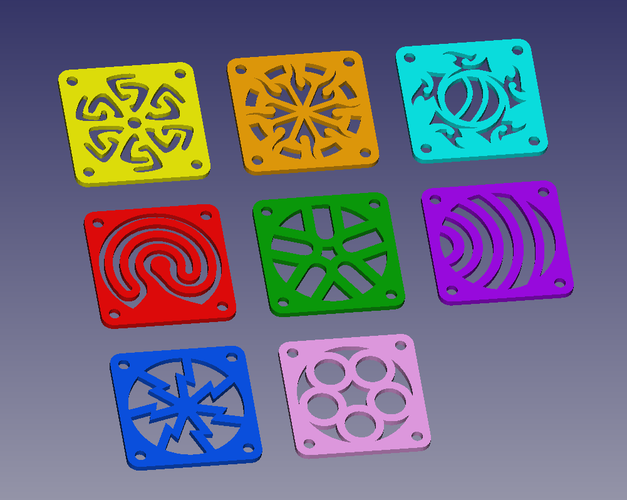 fan_cover_set 3D Print 137285