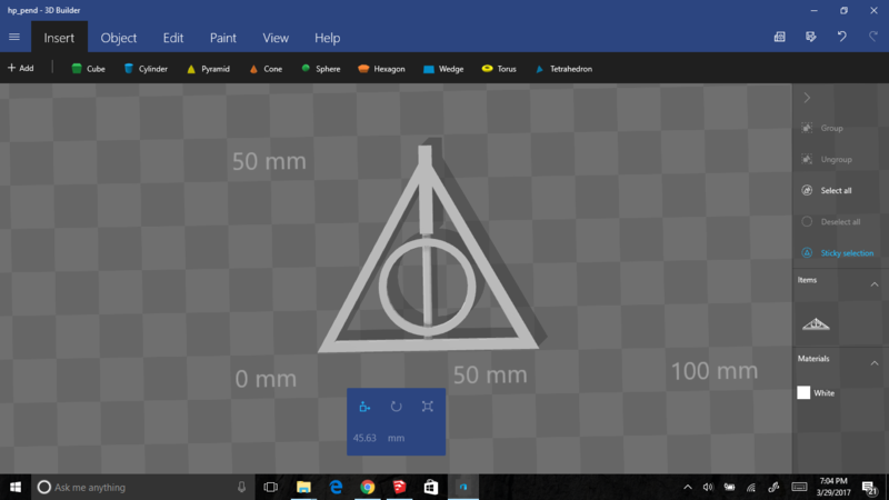 Deathly Hallows Pendant