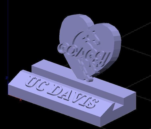 UC DAVIS Aggies  Phone Stand ( 3 designs) 3D Print 137309