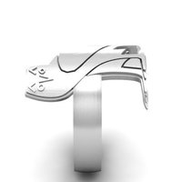 OVO Ring/Ancient Egyptian Symbol OWL Fashion Ring - Thumbnail 4