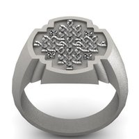 Celtic Cross Signet Ring - Thumbnail 3